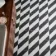 Zebra Black and White Patterned Matt Striped 223x223 Tiles
