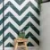 Zebra Green and White Matt Striped Patterned Wall and Floor Tiles