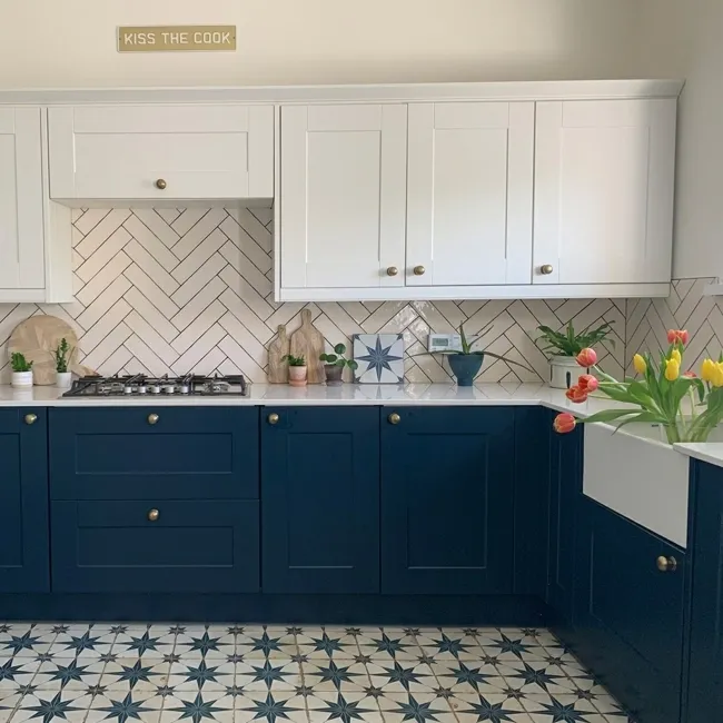 Scintilla Sapphire Star Pattern Tiles