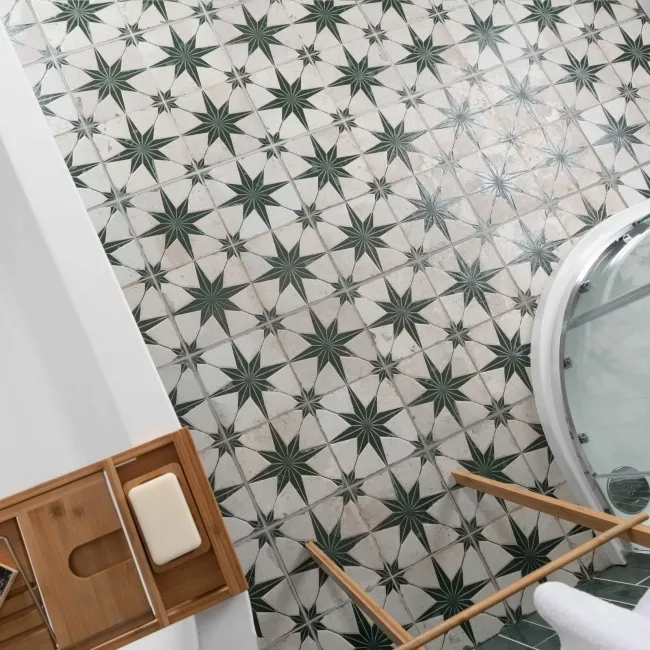 Cinders® Lux Star Forest Layer Tech Pattern Tiles