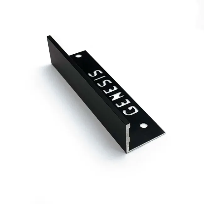 Genesis Black 22.5mm Porcelain Paving Slab Trim