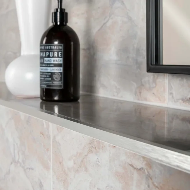 Cherish White Pearl Gloss Marble Effect Wall Tiles