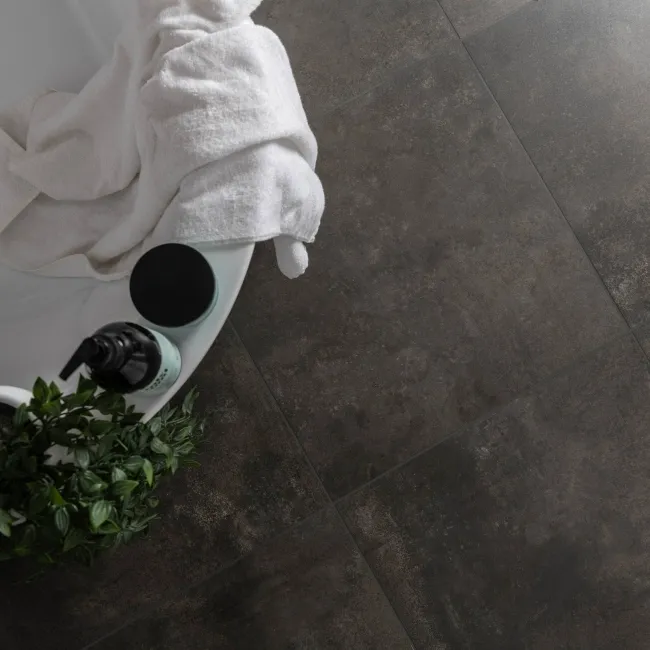 Foil Smoke Metallic Stone Effect 600x600 Tiles