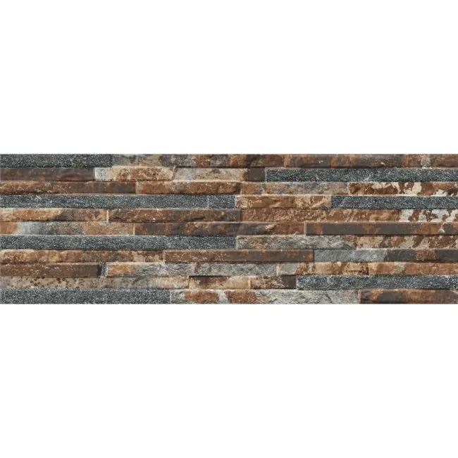 Isidora Magma Brown Matt Thin Splitface Effect Wall Tiles