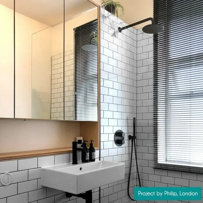 Chalk Farm Matt Flat White Mini Metro Tiles