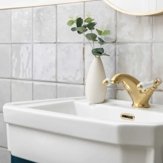 Veneto White Gloss Rustic Bumpy Wall Tiles