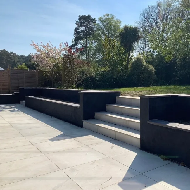 Optimum Bianca Stone Effect 20mm Porcelain Paving Slabs