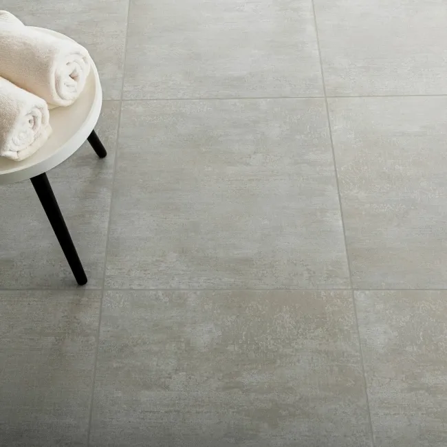 Genoa Grey Matt Concrete Effect Wall and Floor Tiles 585x585
