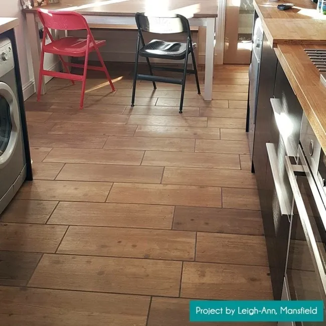 Rustic Oak Wood Effect Ceramic Floor Tiles