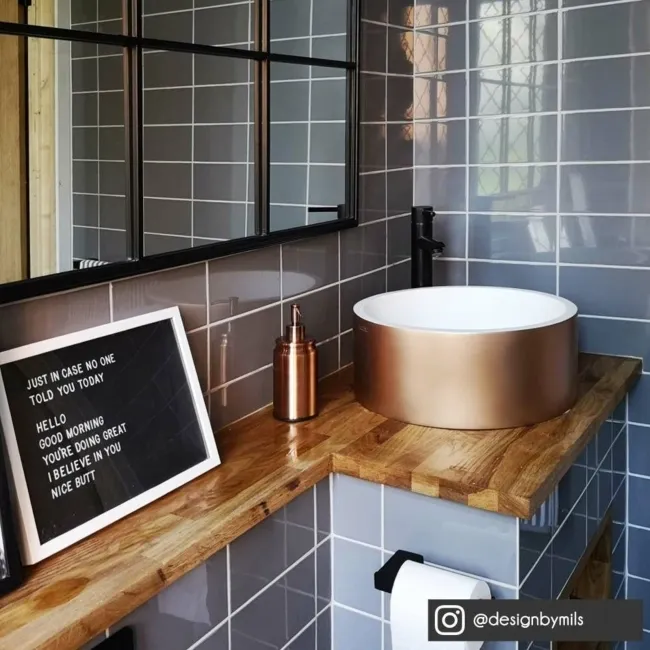 Sloane Square Flat Gloss Grey Metro Tiles