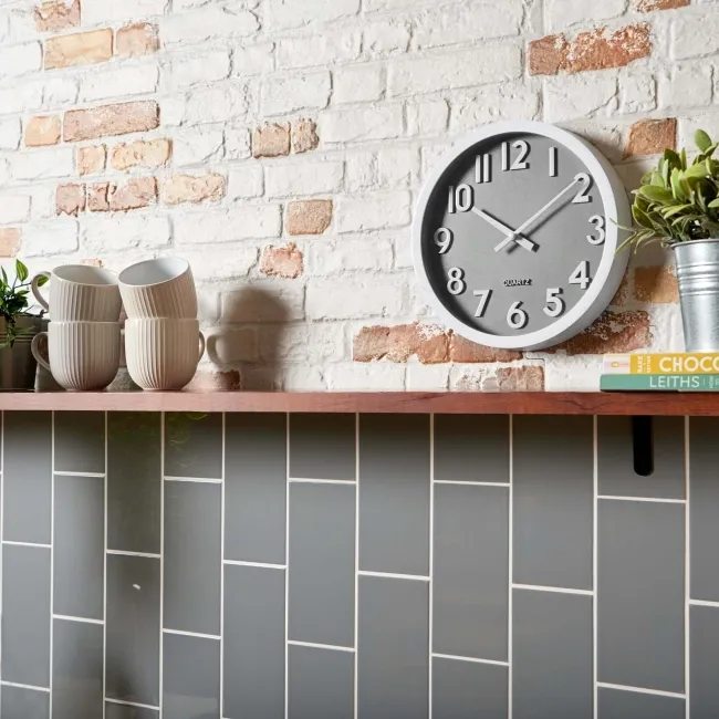 Sloane Square Flat Gloss Grey Metro Tiles