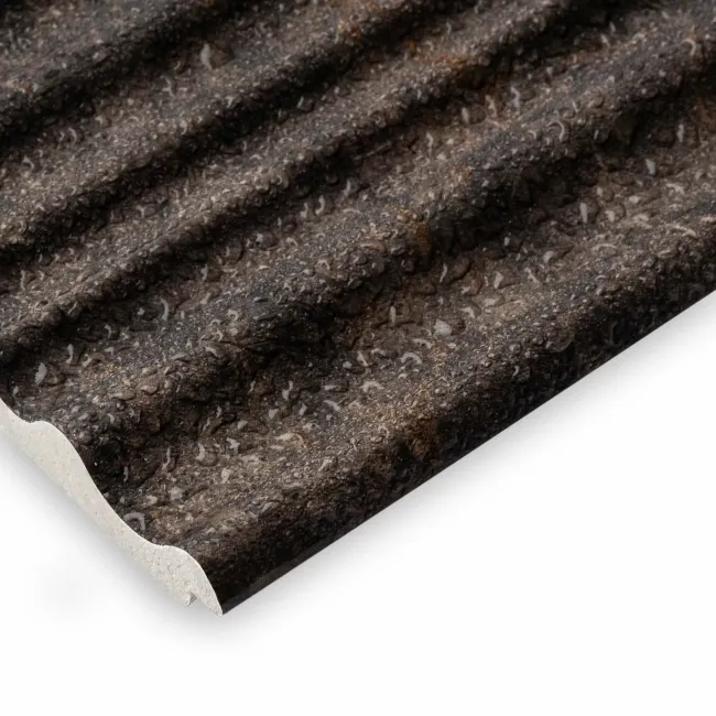 Trepanel Aqua 3D® Waterproof Dark Grey/Gold Marble Effect Grooved Wall Panel 3 Pack (Covers 0.87 SQM)