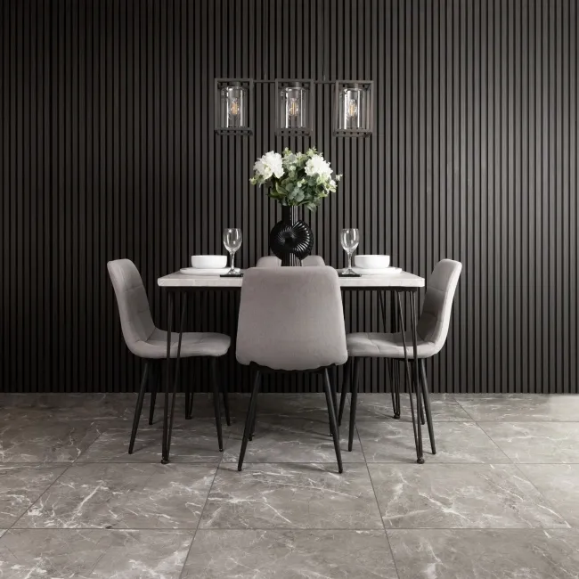 Trepanel® Noir Black Acoustic Wood Wall Panels