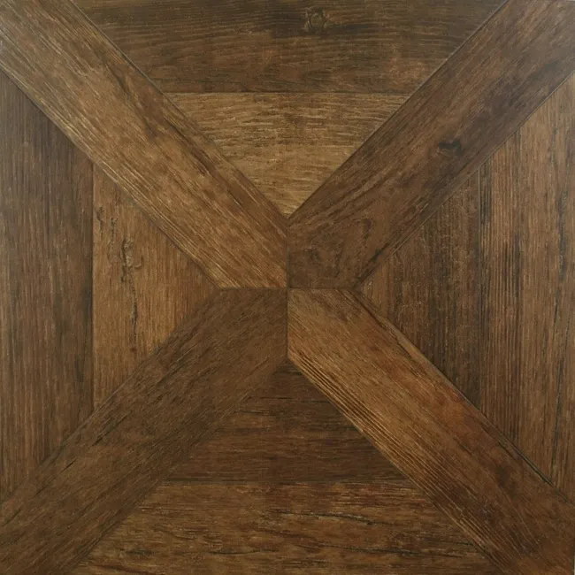 Vintage Brown Rovere Porcelain Wood Effect Floor Tiles