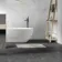 Devoke Dark Grey Matt Stone Effect Wall and Floor Tiles 597x597