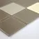 Ligo Glass Mocha Square Mosaic Tiles