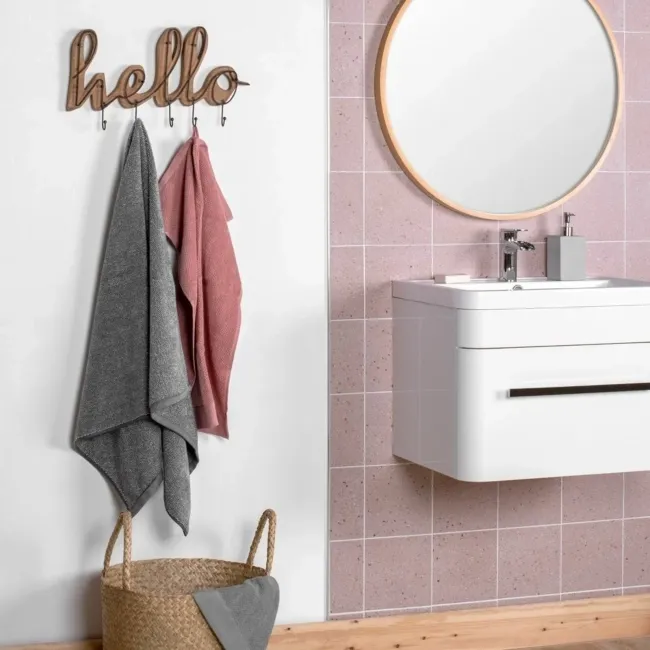 Dollymixx Plum Blush Terrazzo Effect Tiles