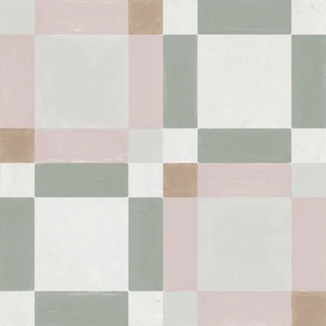 Kandi Bubblegum Pink Porcelain Patterned Wall and Floor Tiles