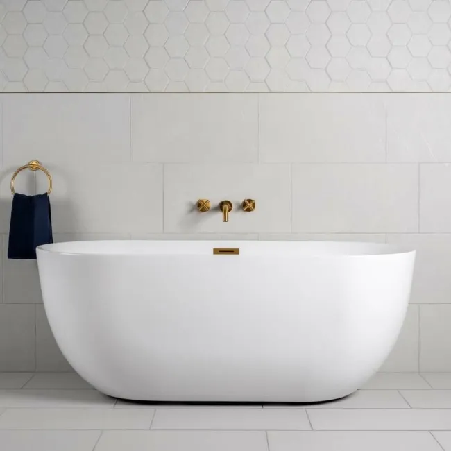 Chalkstone Bone White Matt Stone Effect Wall and Floor Tiles