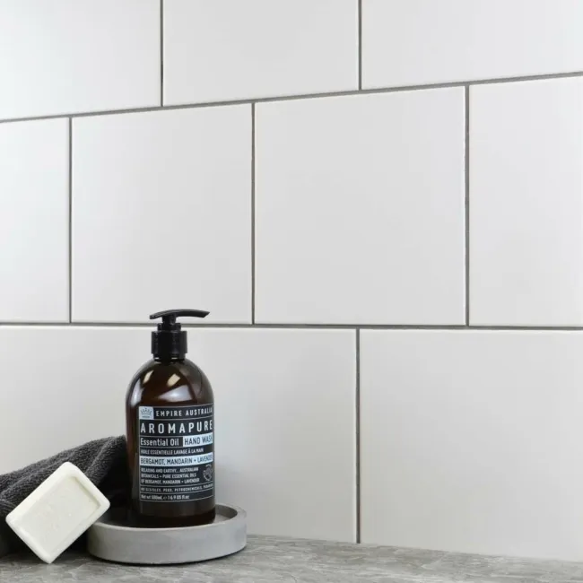 Spellbound White Matt Small Plain Wall tiles