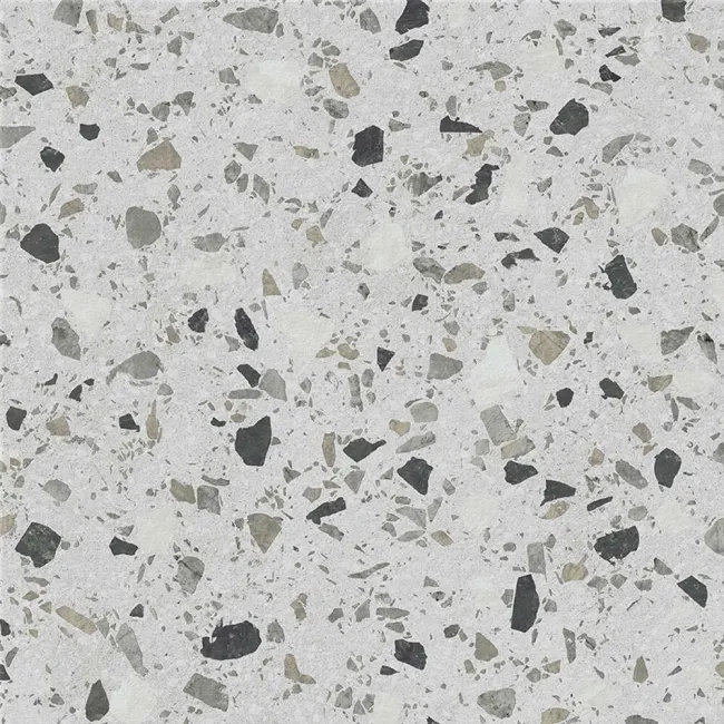 Flecks Matt Grey Terrazzo Effect Wall and Floor Tiles