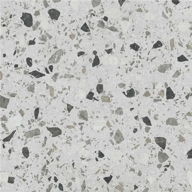Flecks Matt Grey Terrazzo Effect Wall and Floor Tiles