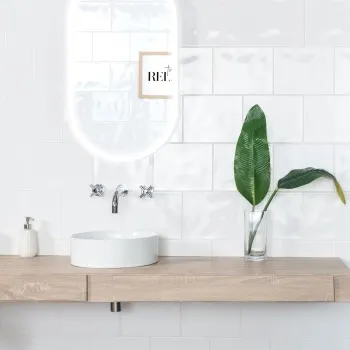 Crystal White Gloss Bumpy 250x200 Ceramic Wall Tiles