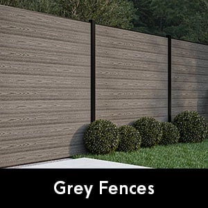 Grey Composite Fence Panels