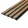 Trepanel Aqua 3D® Waterproof Smoked Oak Brown Wood Effect Slat Panels 3 Pack (Covers 1.39 SQM)