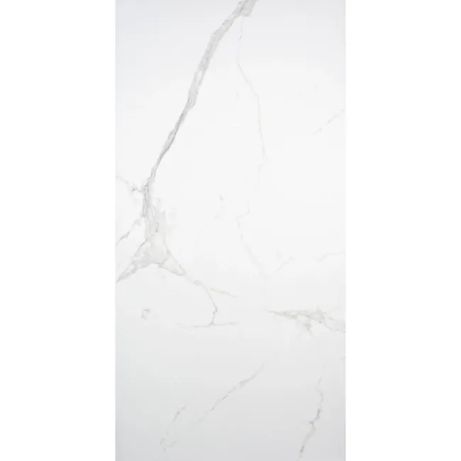 Cappella White Polished Marble Effect 1200x600 Wall and Floor Tiles