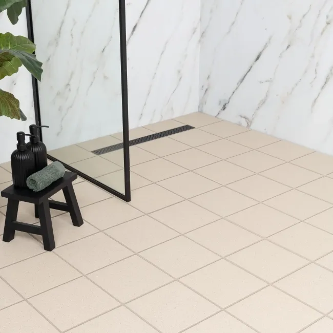 Titanium Matt Limestone Beige Floor Tiles