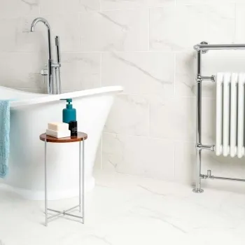 Cappella White Matt Marble Effect 600x300 Wall and Floor Tiles