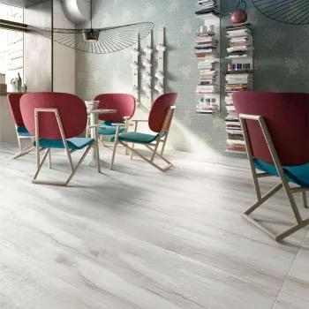 Kuni Light Grey matt Wood Effect Floor Tiles