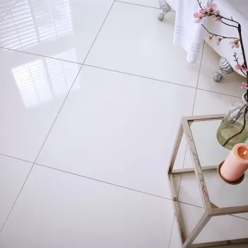 White Polished Floor Tiles