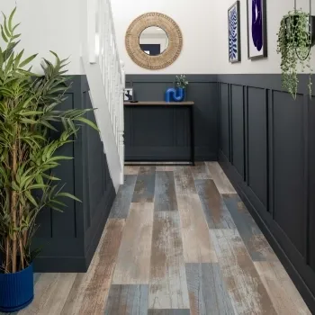 Elm Rustic Blue Wood Effect Wall and Floor Tile