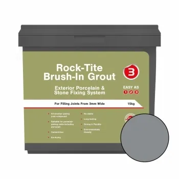 Rock-Tite Brush In Grout Steel Grey