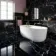 Marquina Polished Black Porcelain Marble Effect 60x120 Wall and Floor Tiles