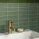 Hamlet Green Porcelain Matt Metro Wall and Floor Tiles