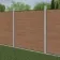 LuxeLine® Teak Composite Fence Panel for Own Post 6ft