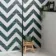 Zebra Green and White Matt Striped Patterned Wall and Floor Tiles