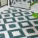 Zebra Green and White Matt Striped Patterned Wall and Floor Tiles