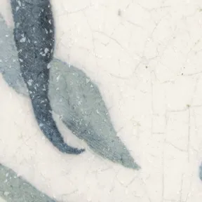 Lucy Blue Floral Gloss Patterned Porcelain Wall Tiles