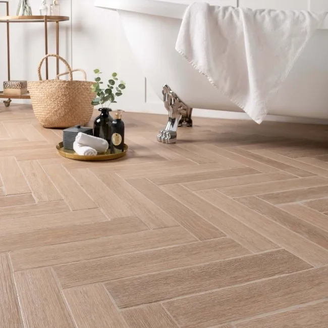 Bonsai Hazel Brown Wood Effect Porcelain Wall and Floor Tiles