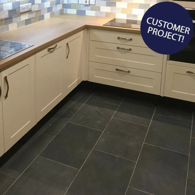 Country Farmhouse Black Slate Tiles