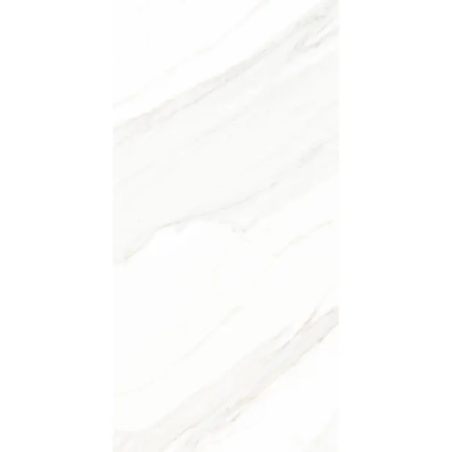 Lumina White Gloss Marble Effect Wall Tiles 600x300