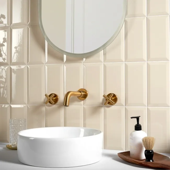 Metro Victoria Cream Gloss Metro Wall Tiles