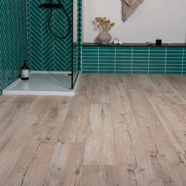 Muniellos Natural Oak Wood Effect Porcelain Floor 1215x195 Tiles