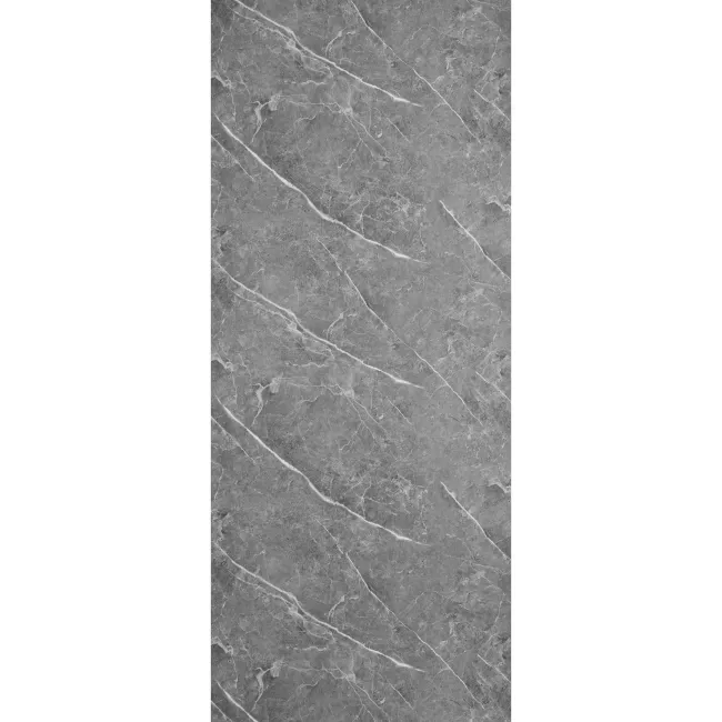 Trepanel Aqua® Matt Grey Marble Effect PVC Shower Wall Panel