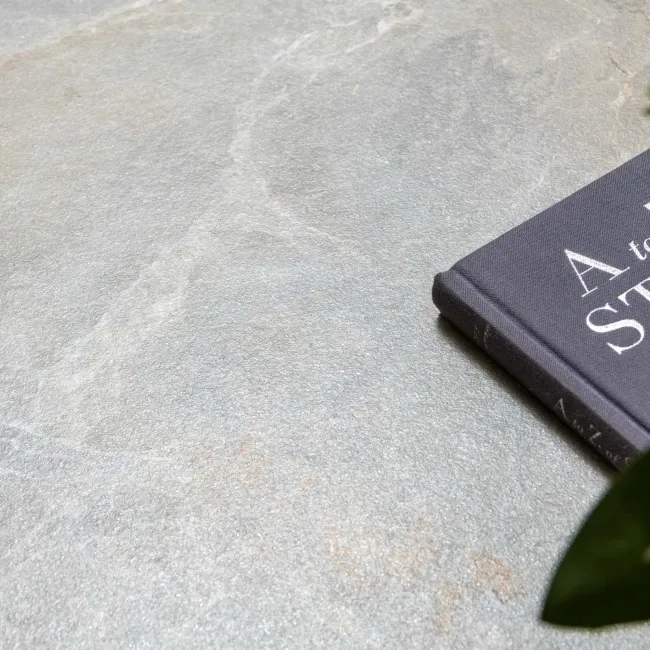 Jai Rustic Natural Grey Slate Effect Tiles 600x600