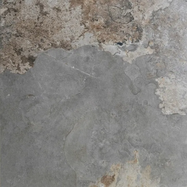 Jai Rustic Natural Grey Slate Effect Tiles 600x600